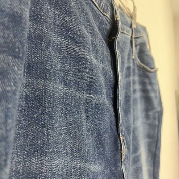 Madewell The Mom Jean Plus Size 37 High Waist Mom Jeans Medium Wash Distressed - Picture 12 of 12